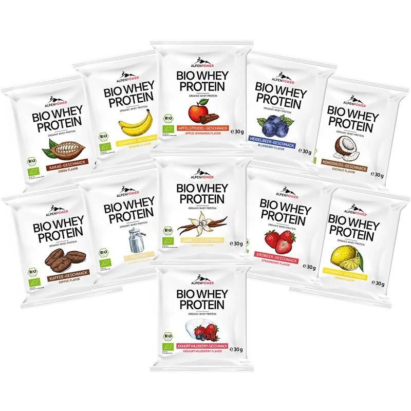 BIO Whey Protein Probierpaket (12 x 30 g)